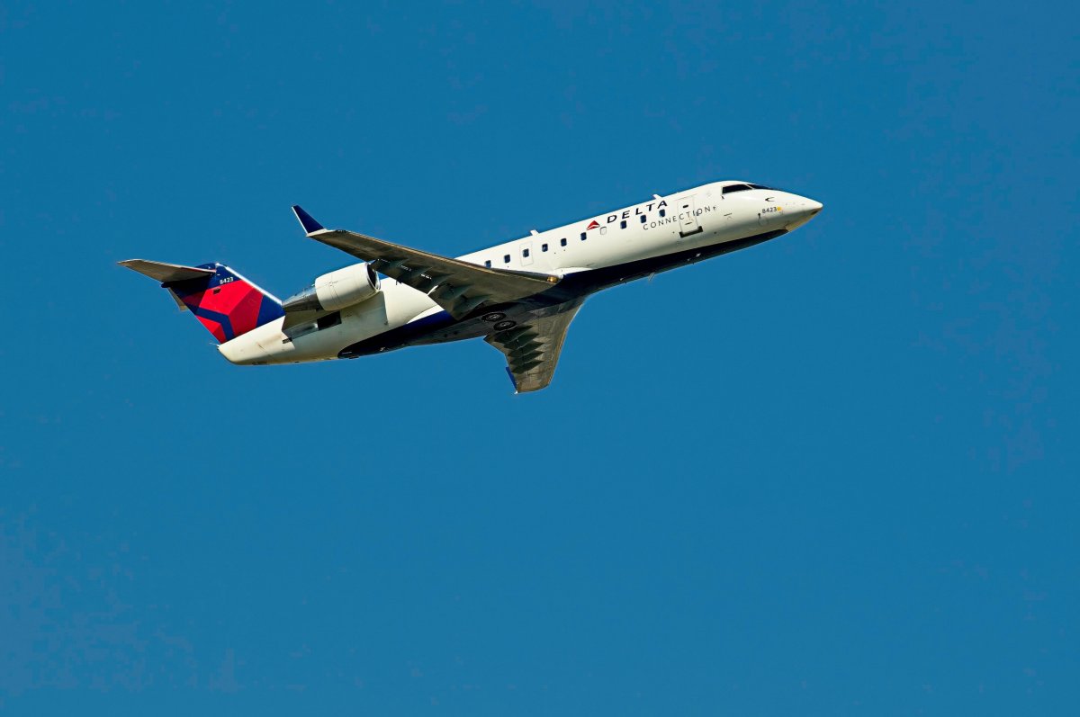 Delta plane at Toronto Pearson Airport