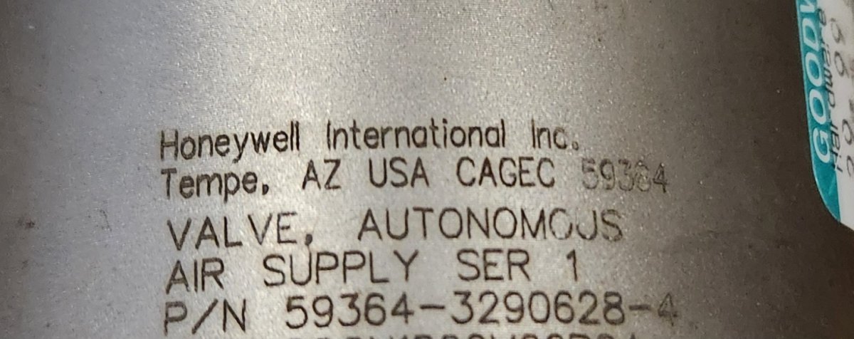 The plane's engine part is found in goodwill.