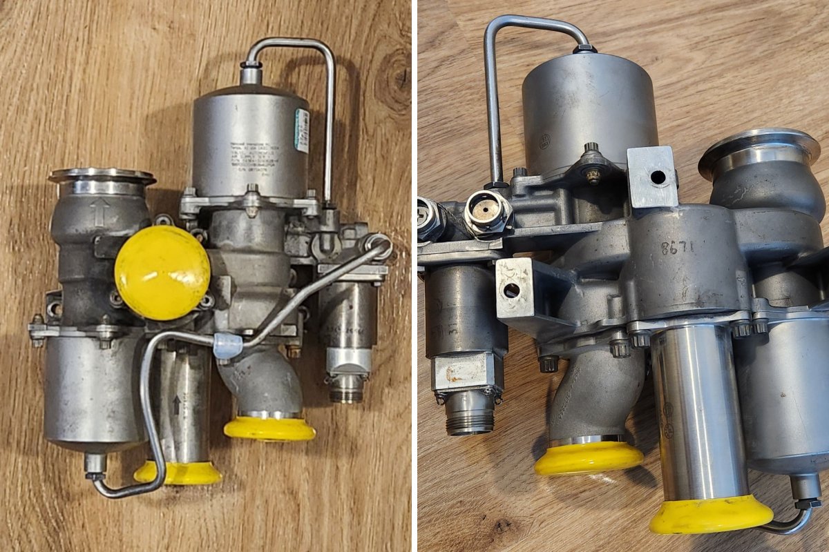 The plane's engine part is found in goodwill.