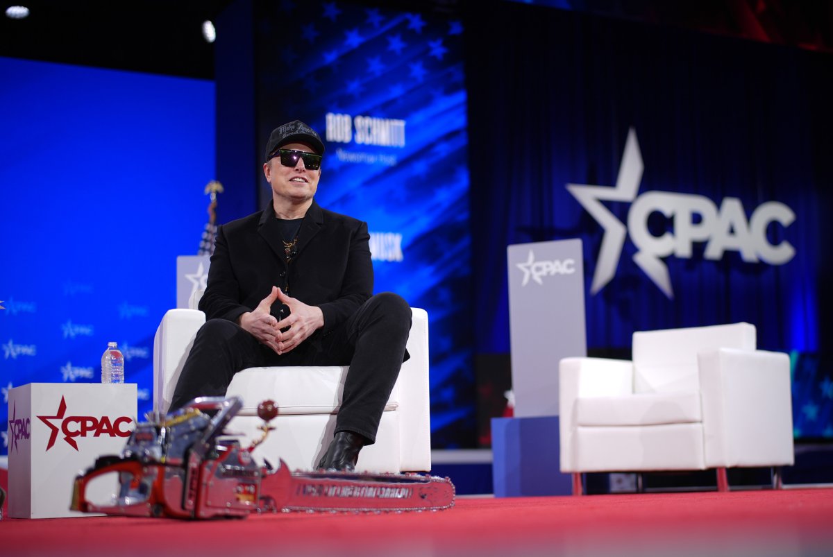 Elon Musk at CPAC in Maryland