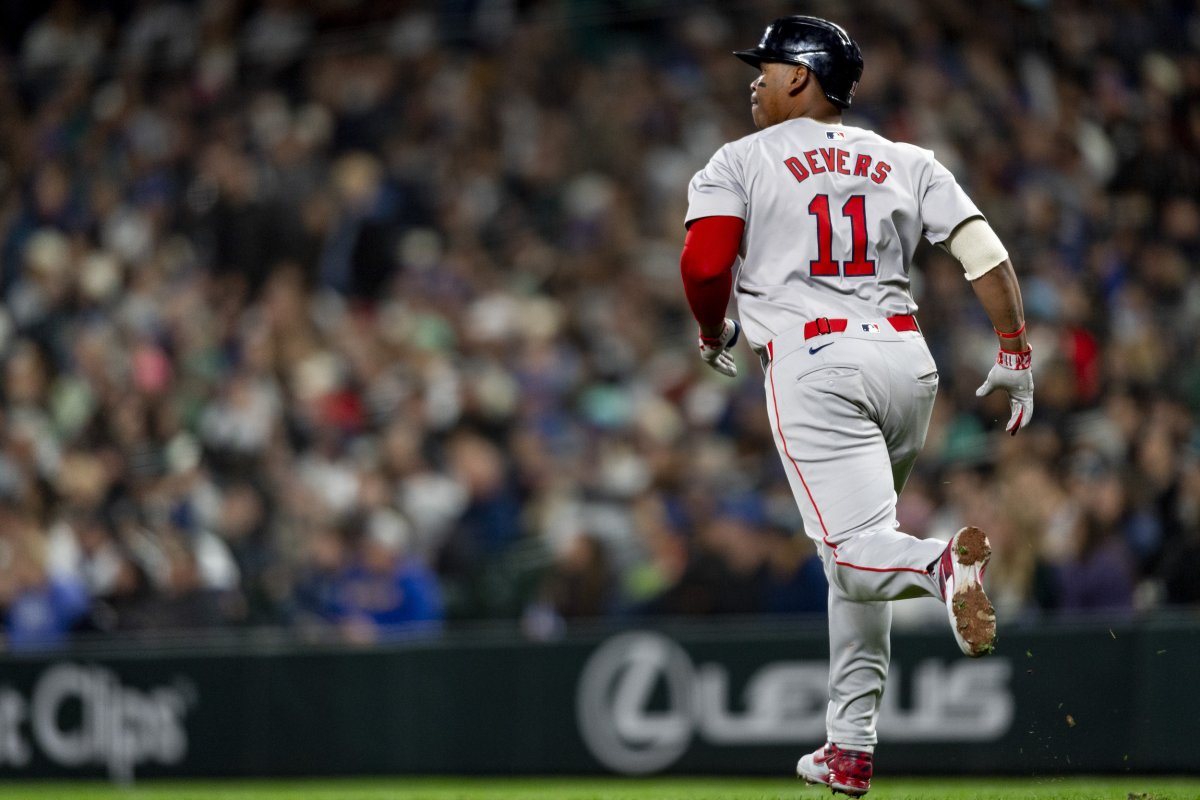 Boston Red Sox infielder Rafael Devers