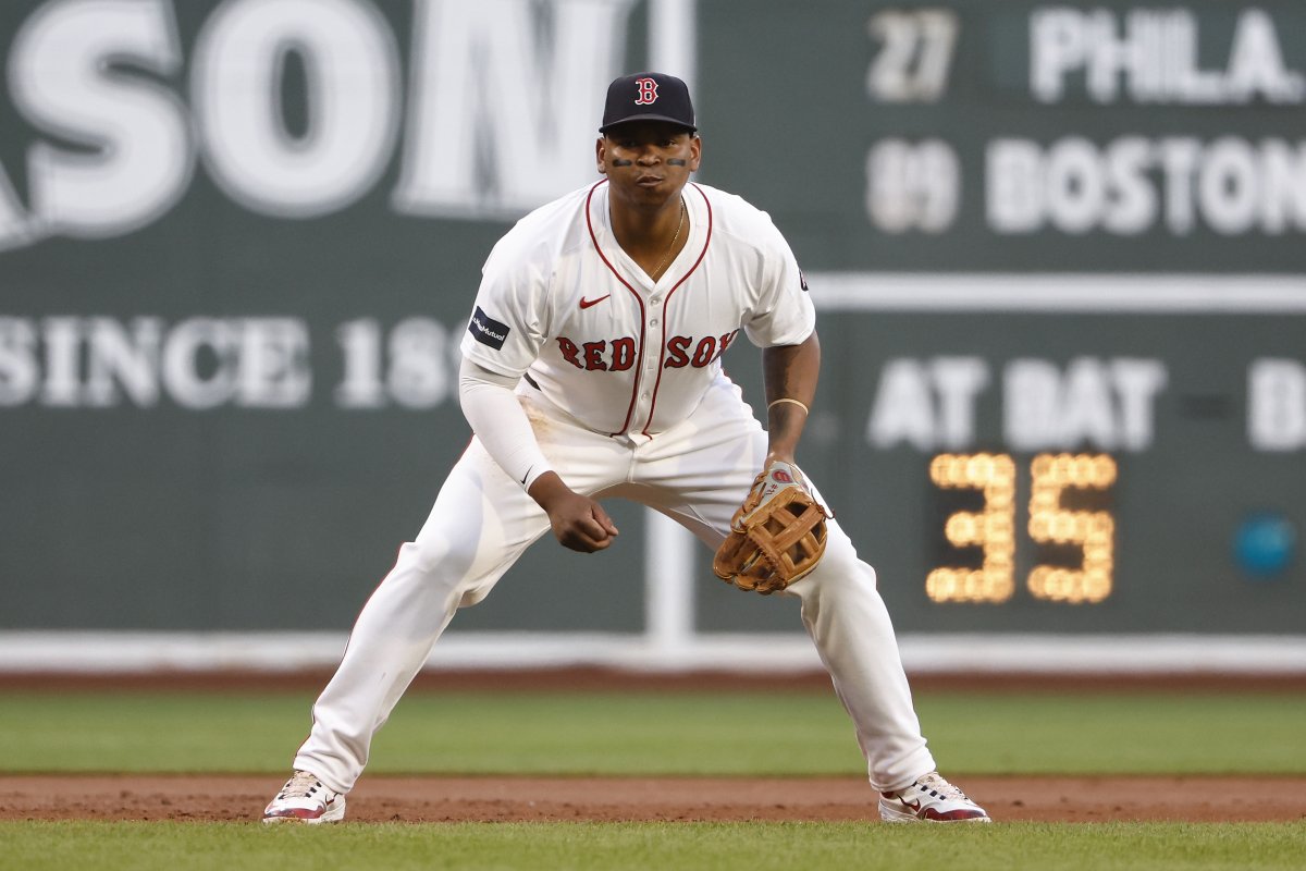 Boston Red Sox infielder Rafael Devers