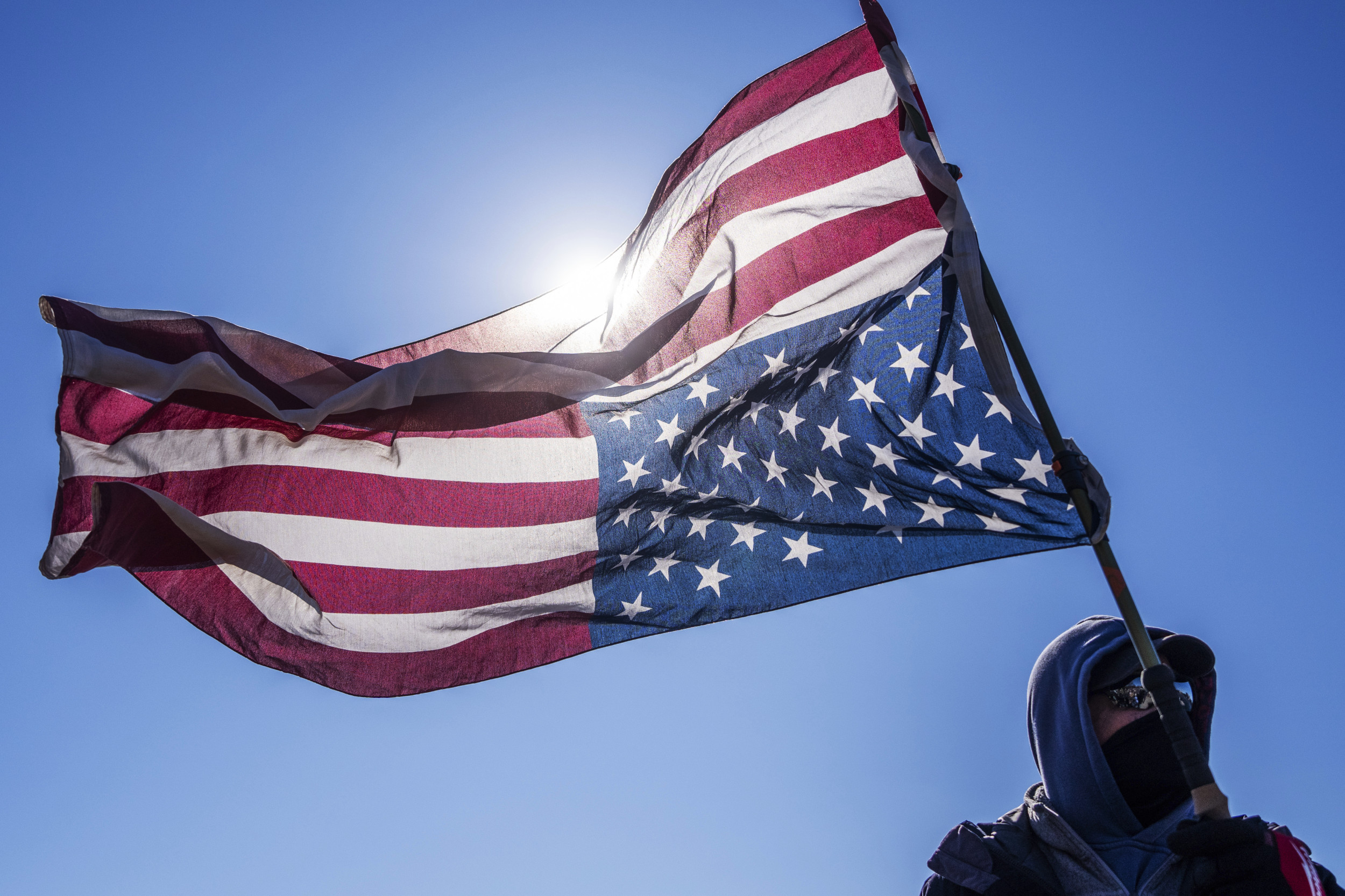 Upside Down US Flag Meaning 'Distress' Signal Seen Flying Across the