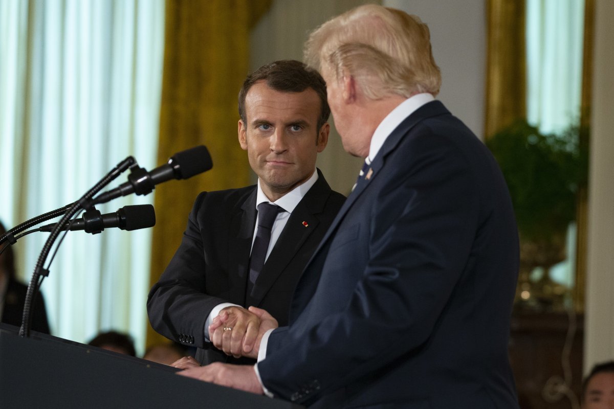 The Complete History of Trump and Macron's Long and Intense Handshakes ...