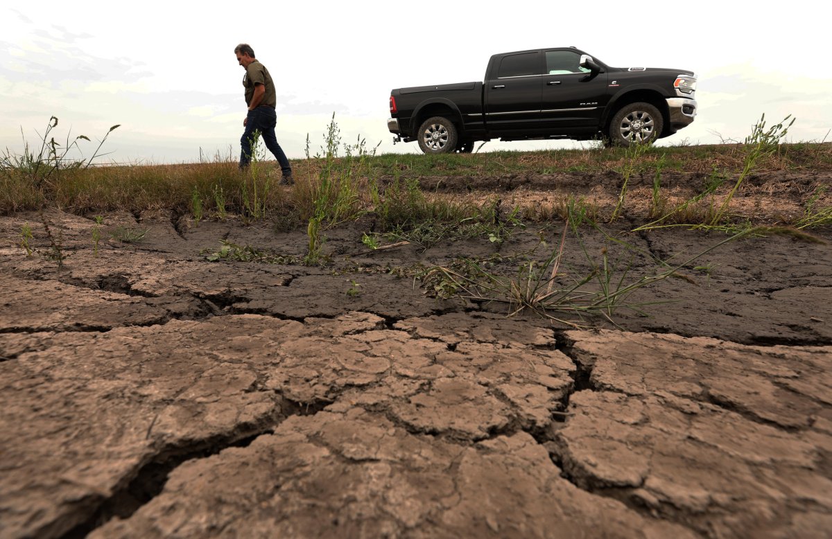 Farmer drought