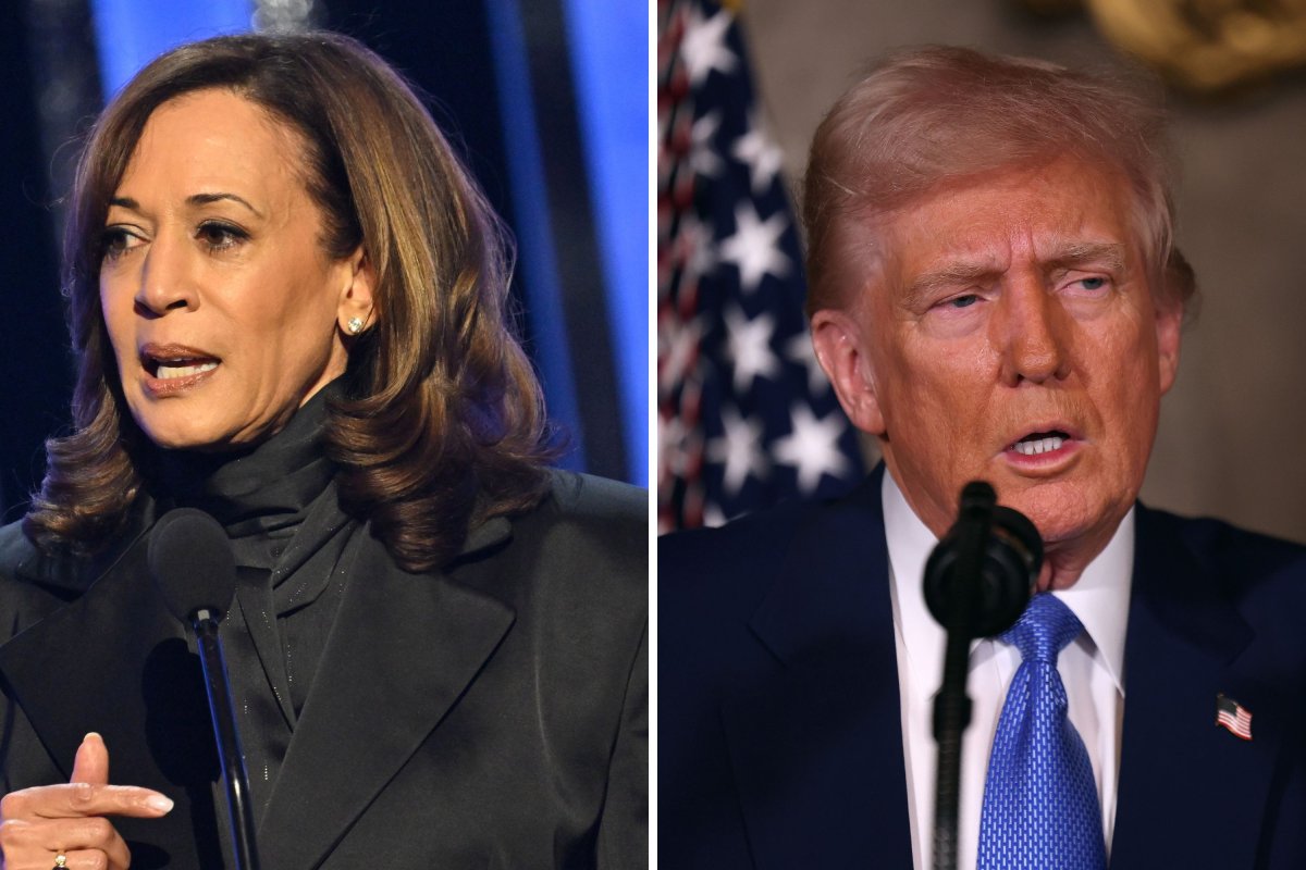 Kamala Harris and Donald Trump