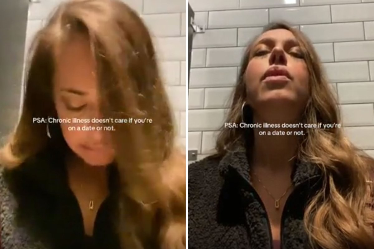 Kaleigh Schmidt in her TikTok video