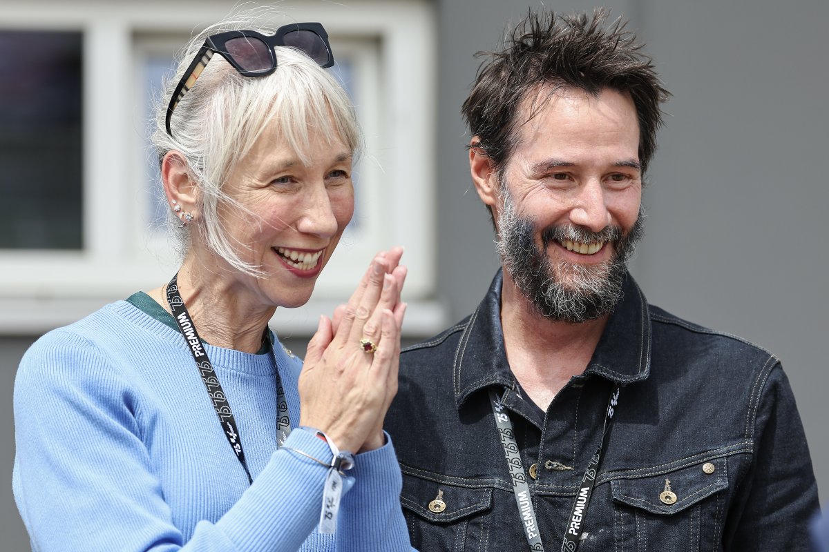Keanu Reeves and Alexandra Grant