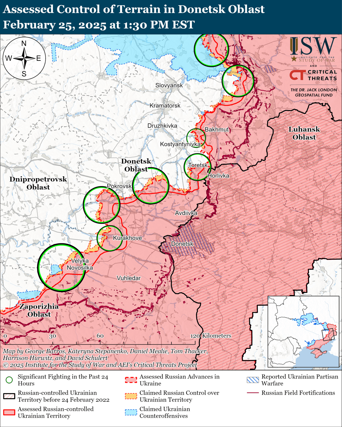 Ukraine War Map Shows Kyiv Regain Ground in Two Major Strongholds ...