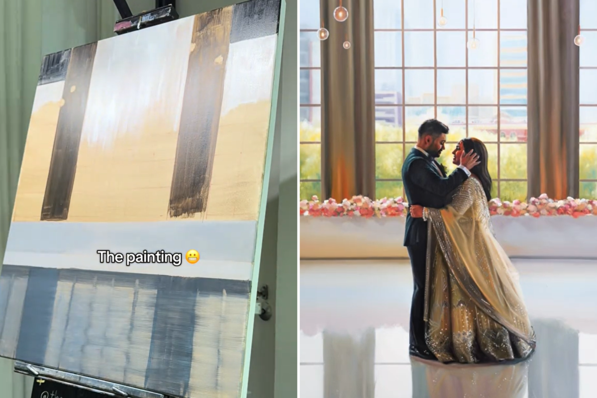 The wedding painting