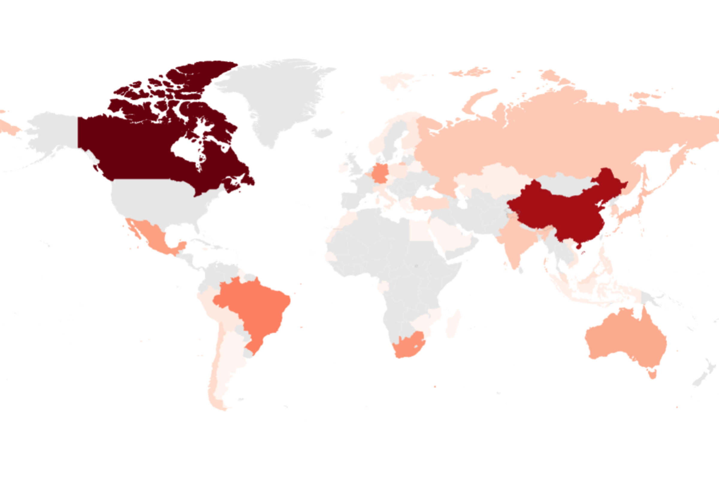 Map shows critical minerals under control of America's rivals