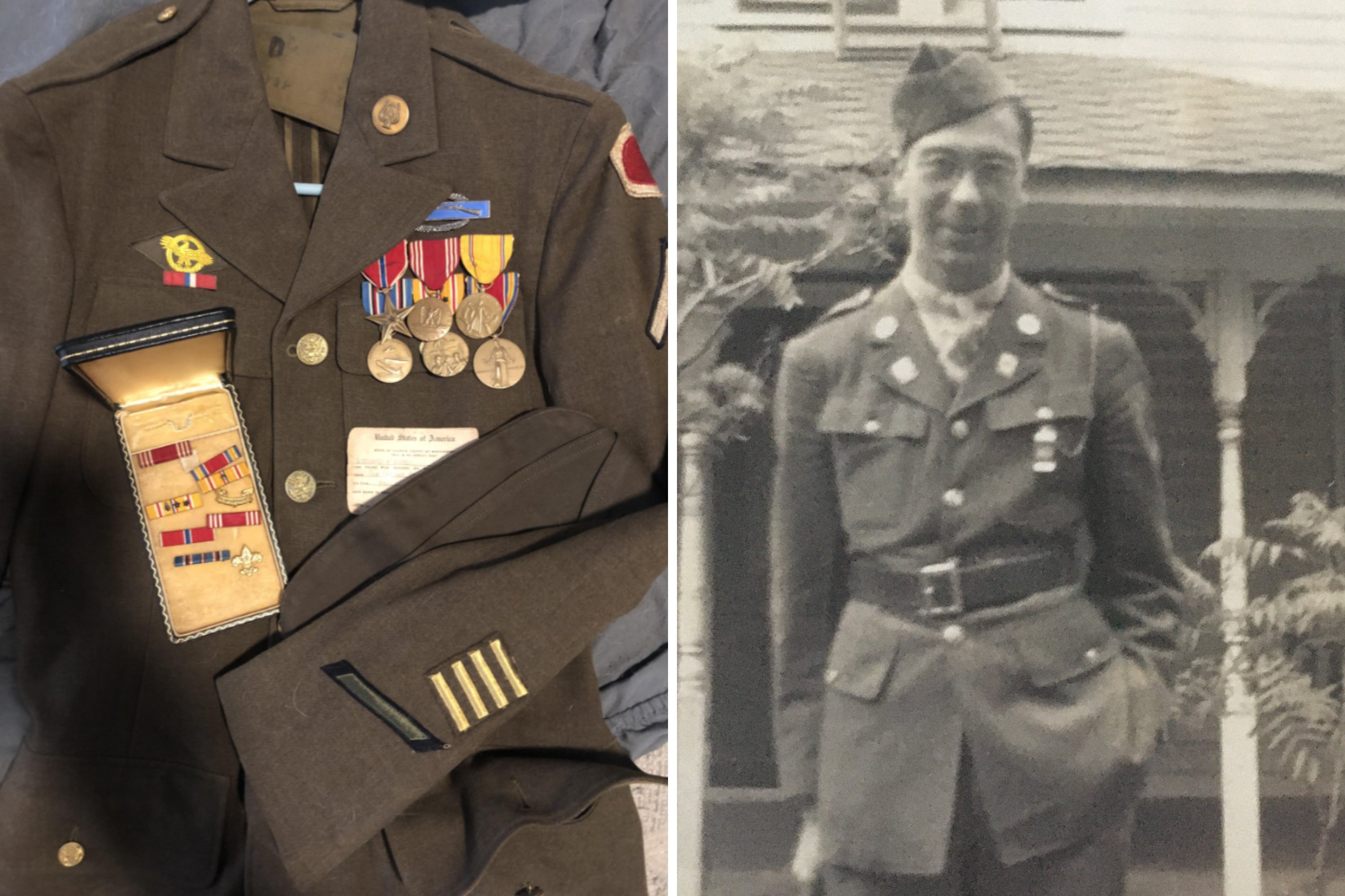 WWII Vet Claimed He Was 'Just in the Band,' Then Family