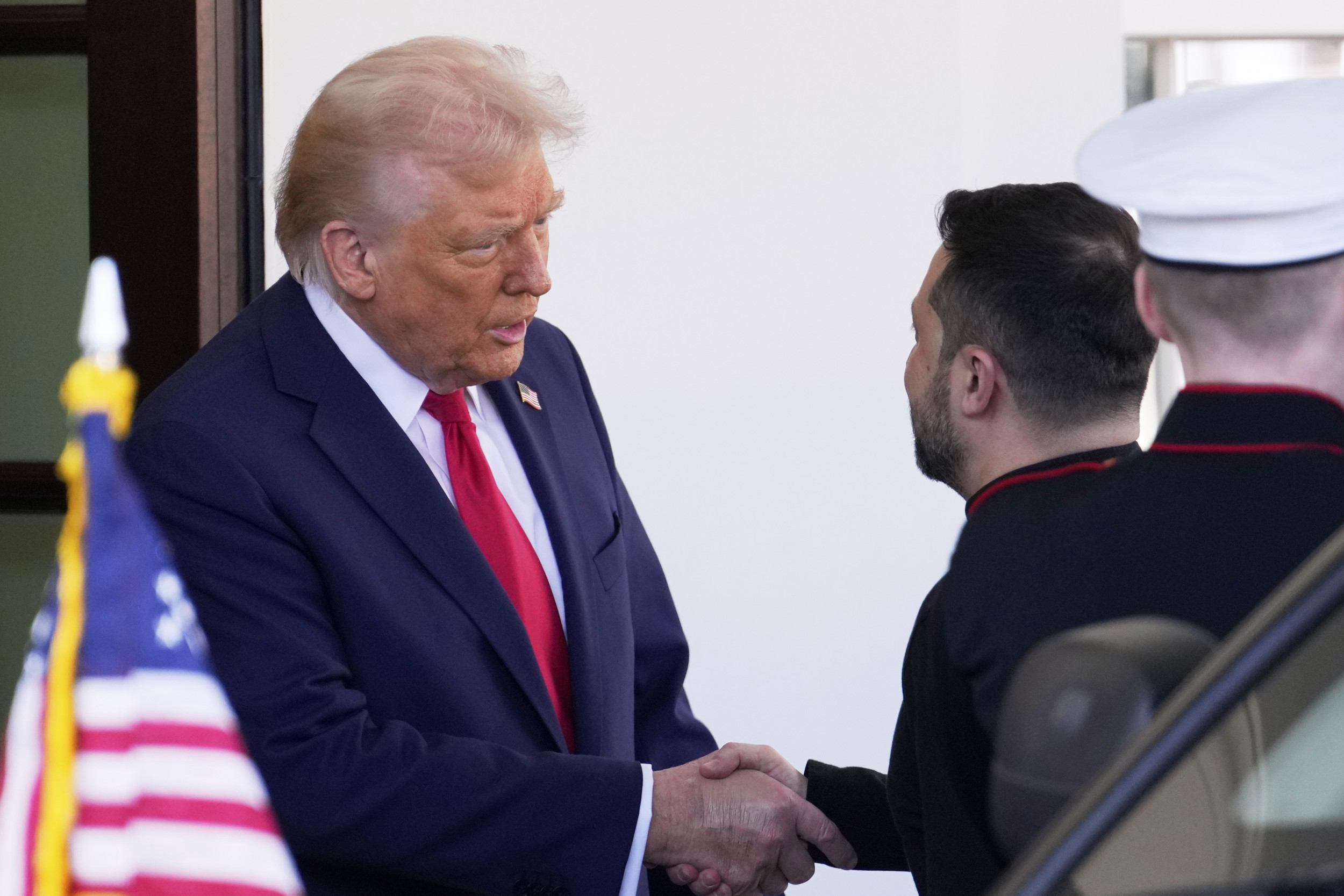 President Donald Trump welcomes Ukraine President Zelenskyy 