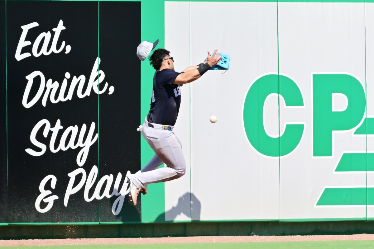 Yankees rookie outfielder Jasson "The Martian" Dominguez