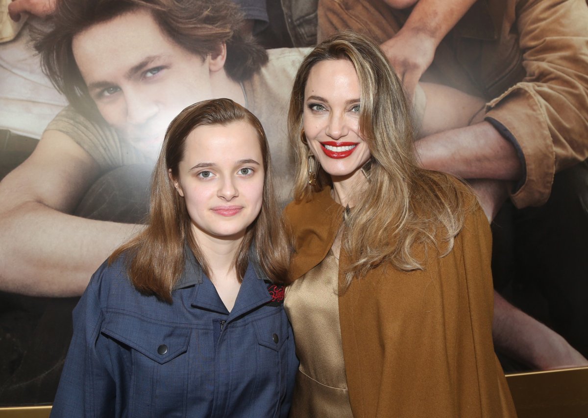 Angelia Jolie and Vivienne Jolie-Pitt