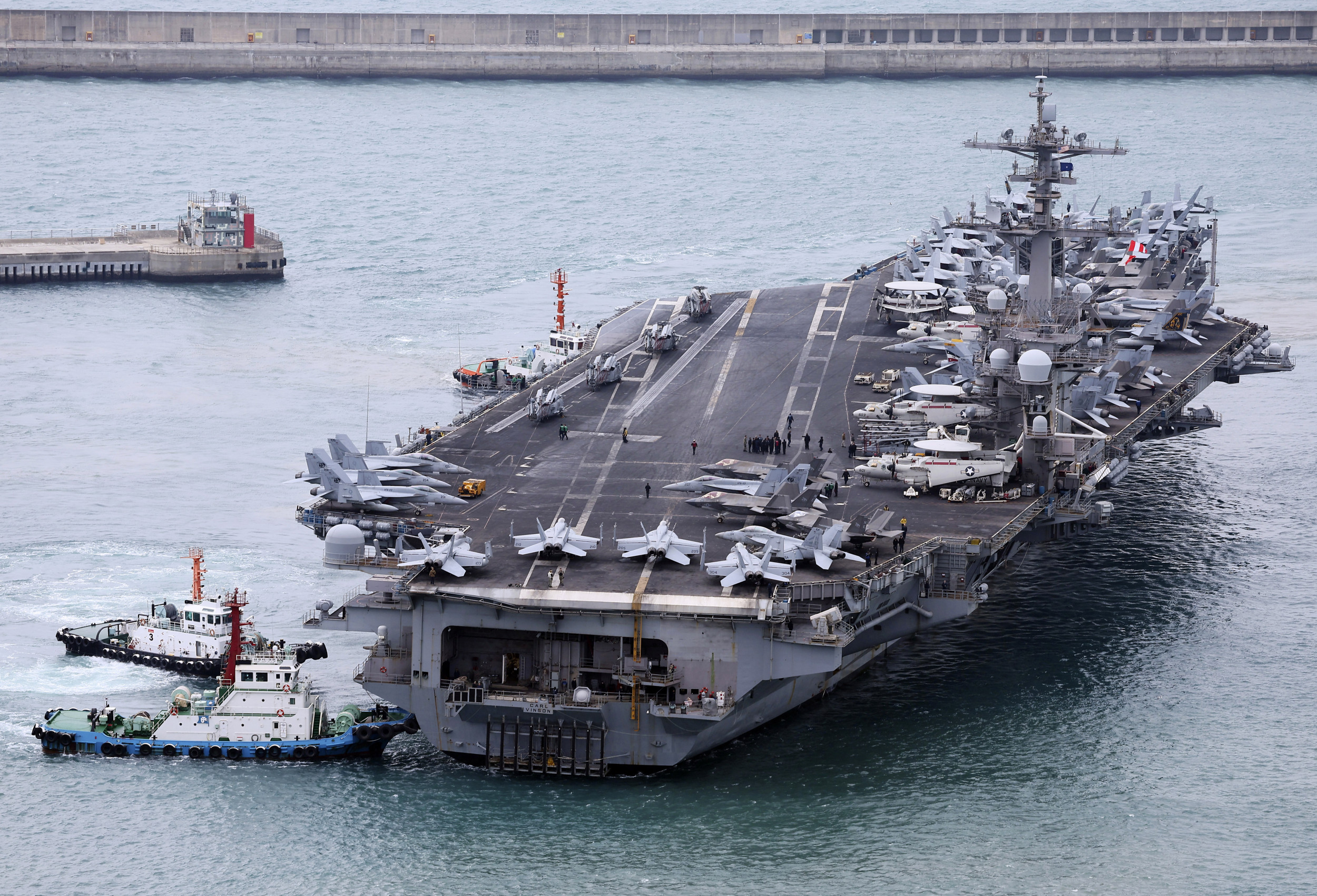 US Aircraft Carrier Arrives in South Korea Amid North Korea Missile Tests