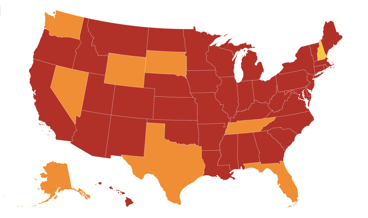 States With No Individual Income Tax