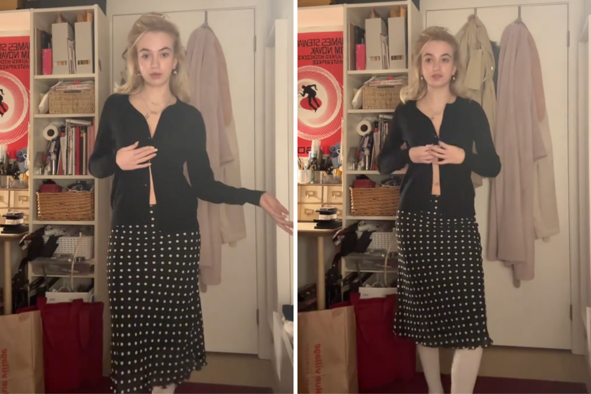 Claudia Matas outfit.