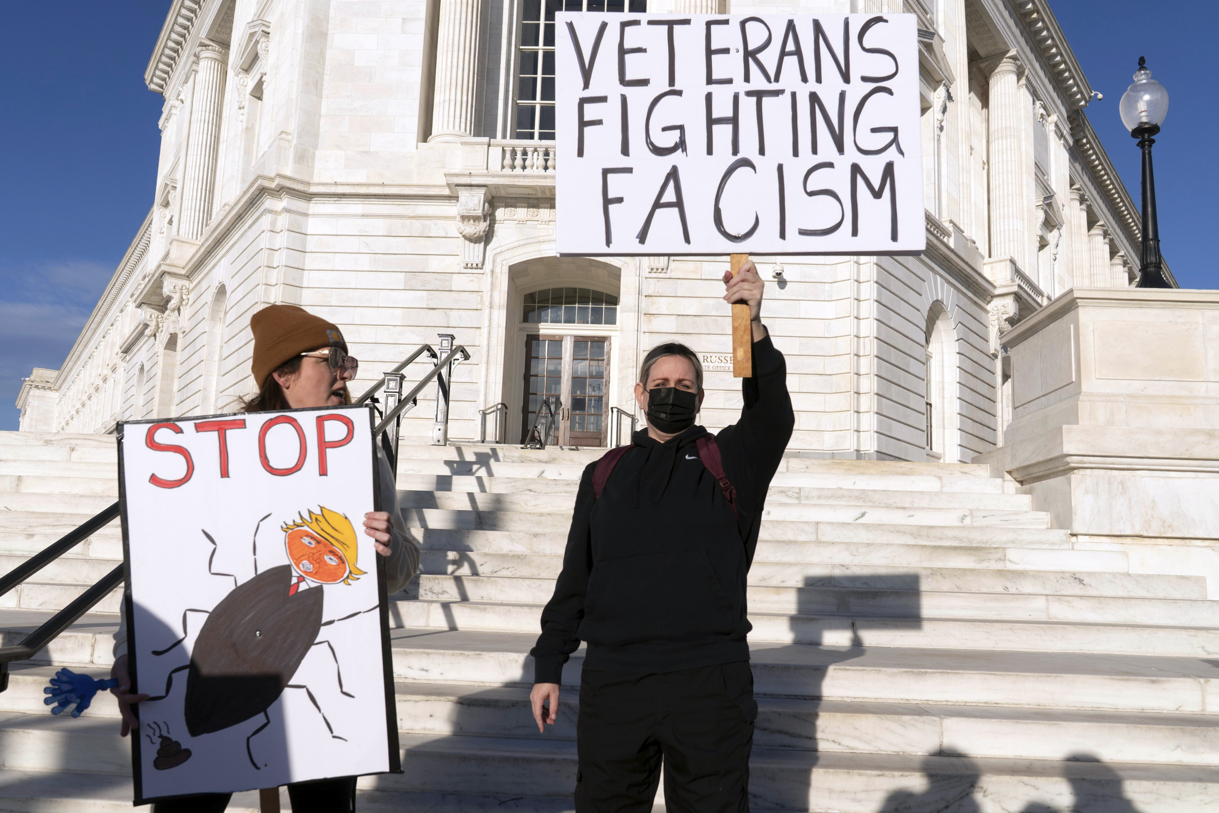 Protest in support of Ukraine outside Capitol 