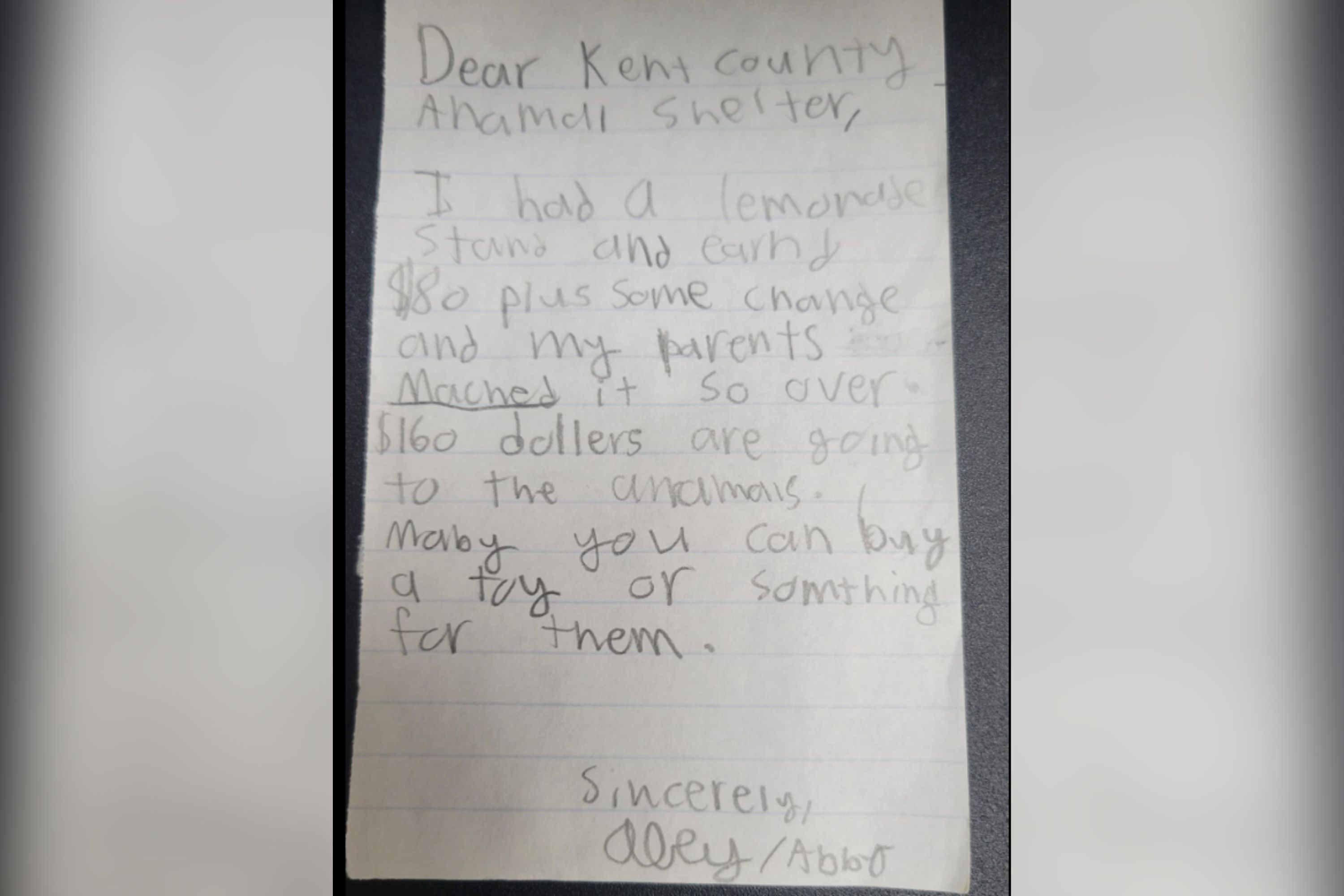 Shelter Gets Handwritten Note From Little Girl—What It Says Has Them Crying