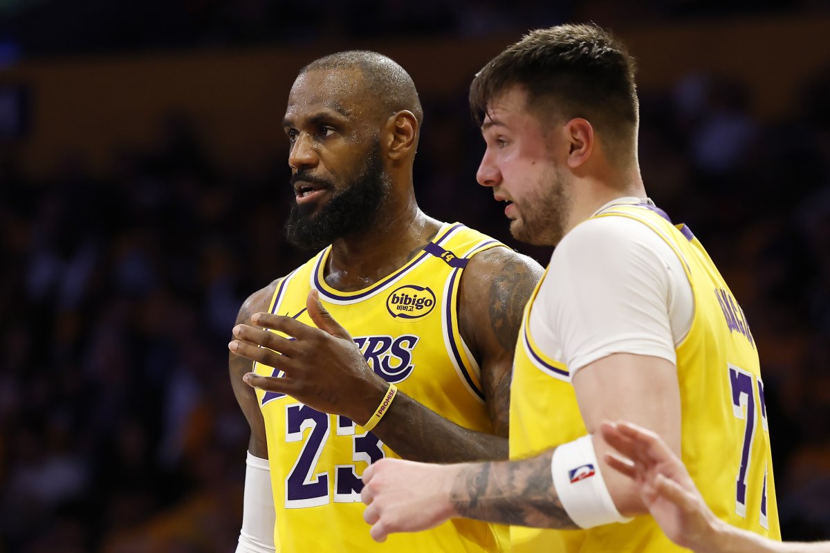 LeBron James and Luka Doncic