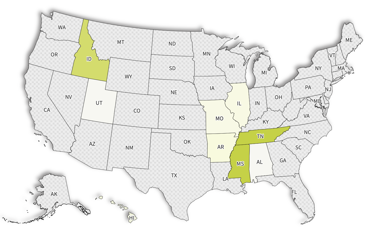 Map Shows States Trying To Scrap Grocery Tax