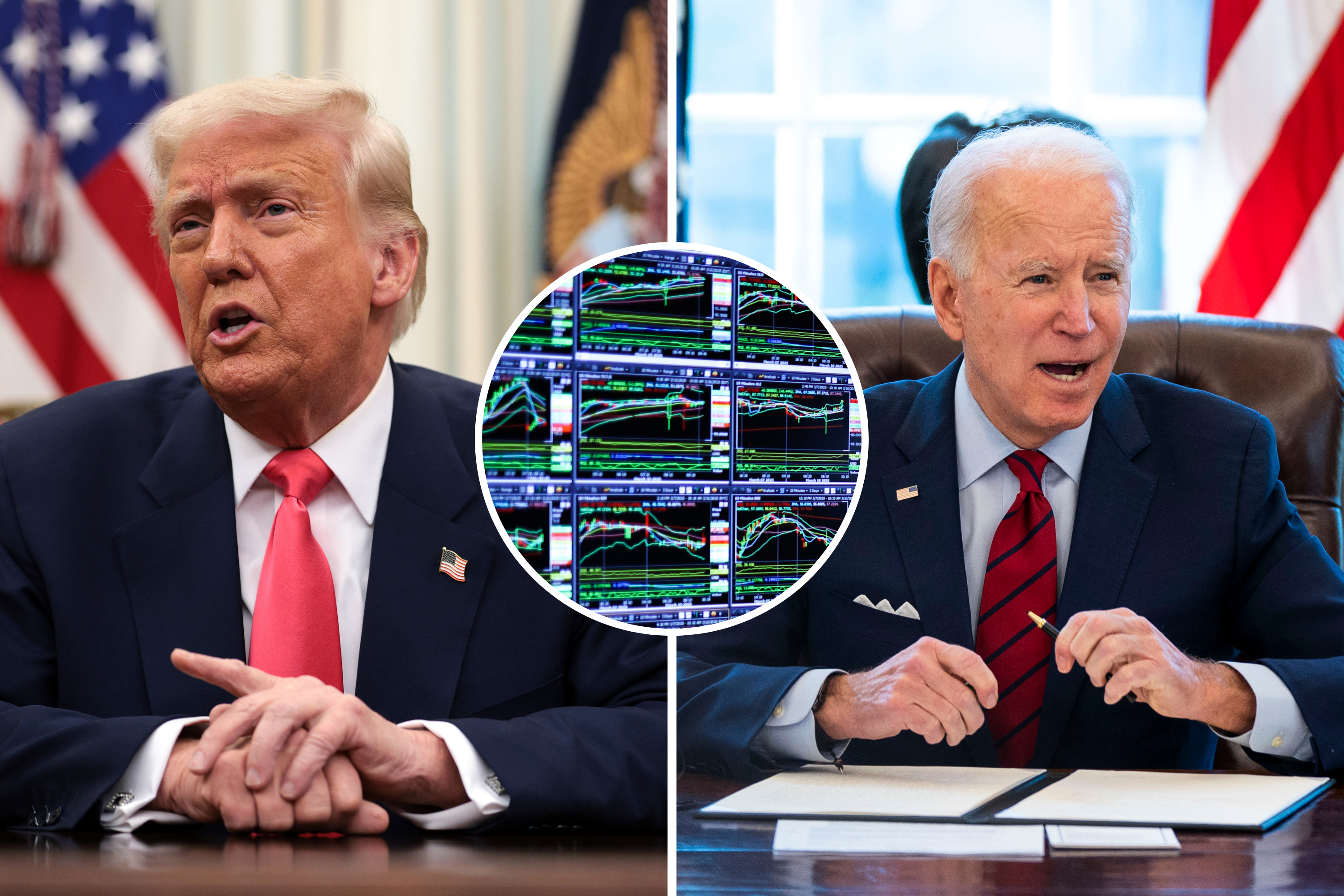 How Donald Trump's Stock Market Performance Compares to Joe Biden