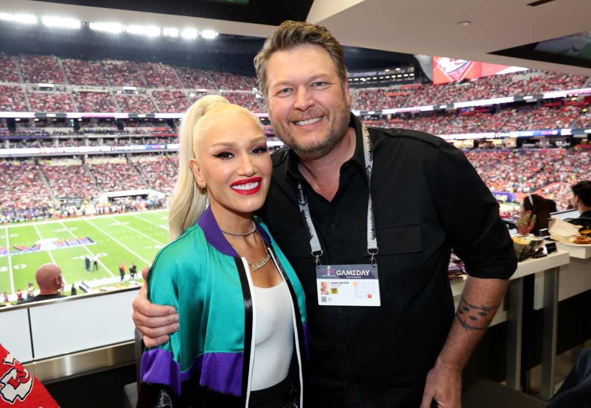 Gwen Stefani and Blake Shelton