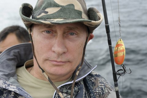 Putin fishing