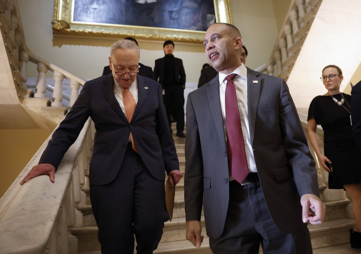 Chuck Schumer and Hakeem Jeffries