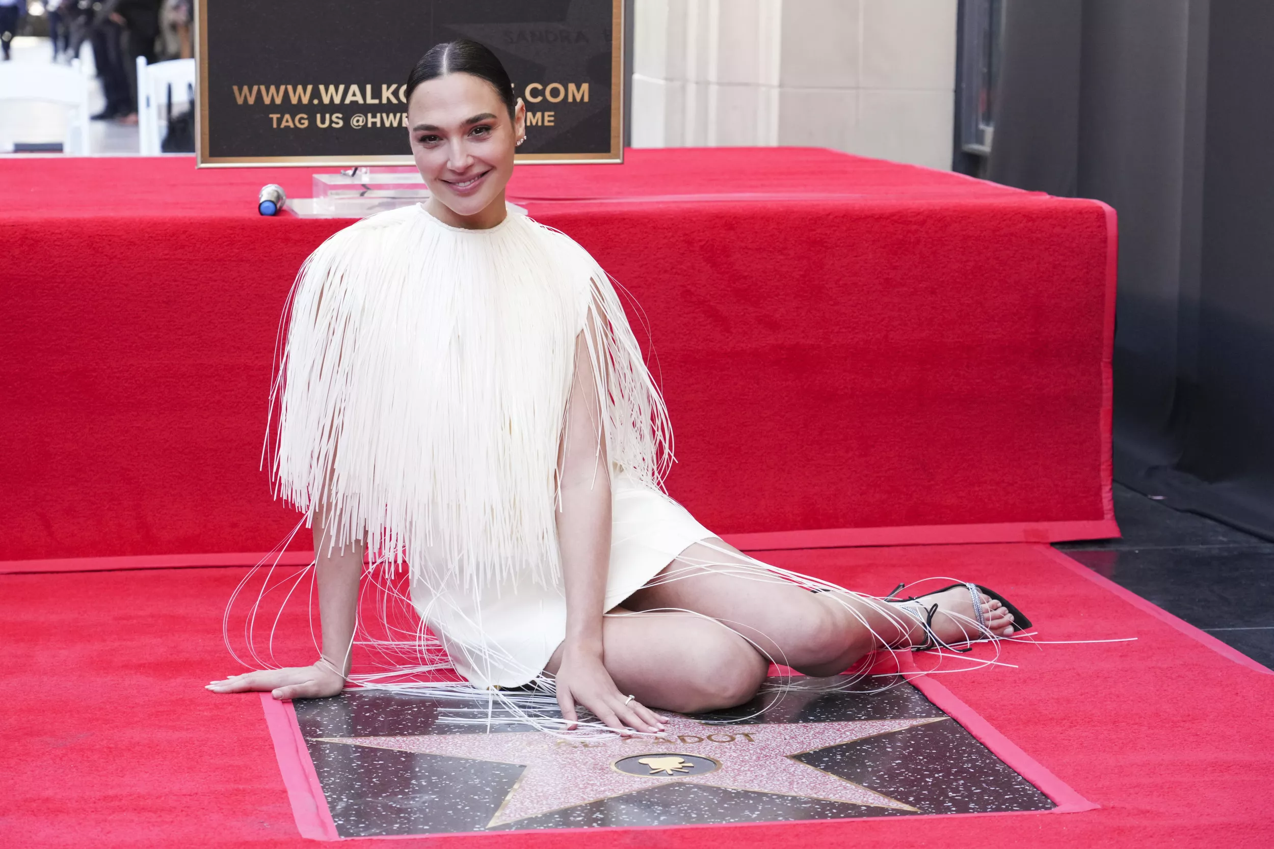 Gal Gadot's Hollywood Walk of Fame ceremony disrupted by protesters