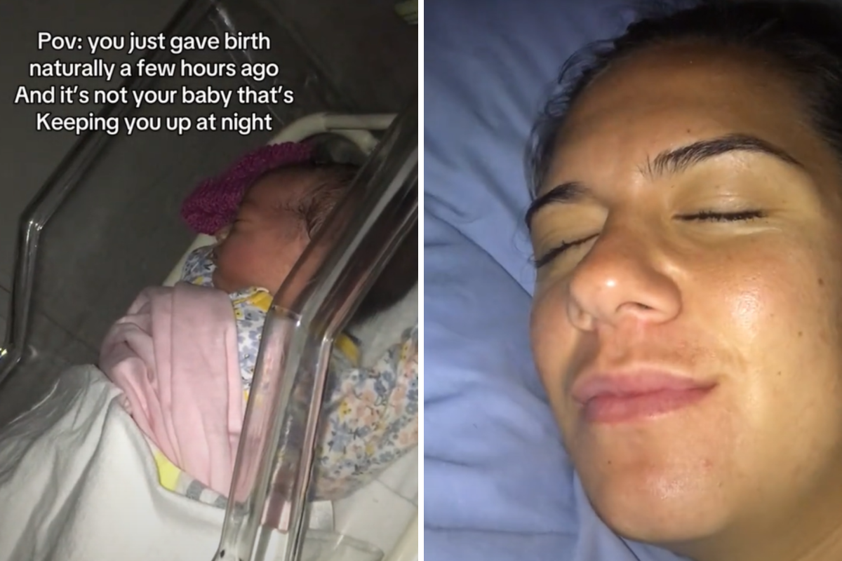 Newborn and mom