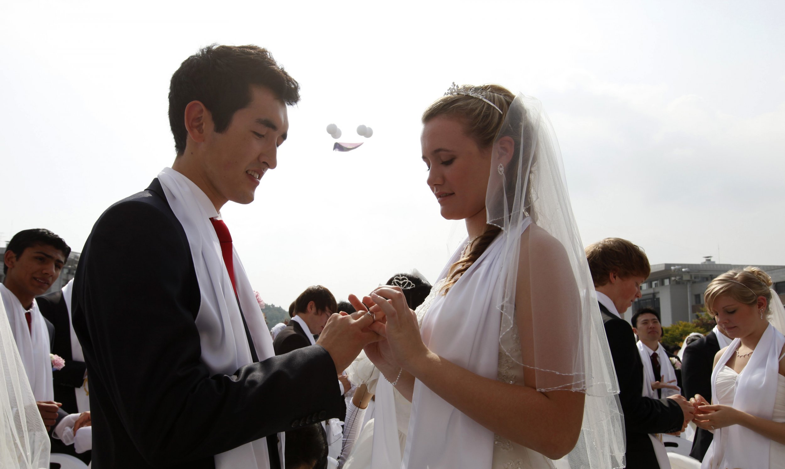 A wedding ceremony.