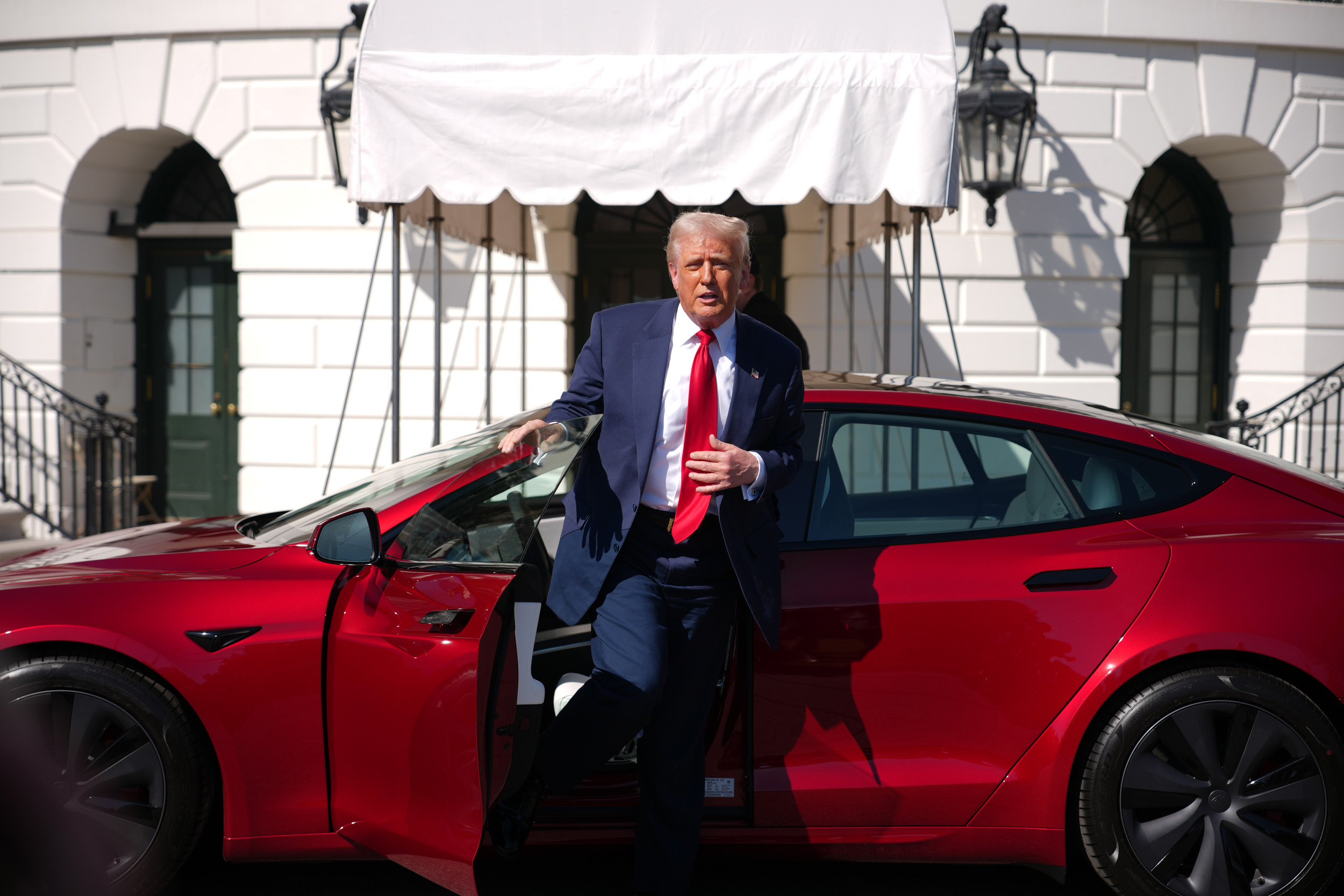 Trump touts prison in El Salvador for Tesla attackers