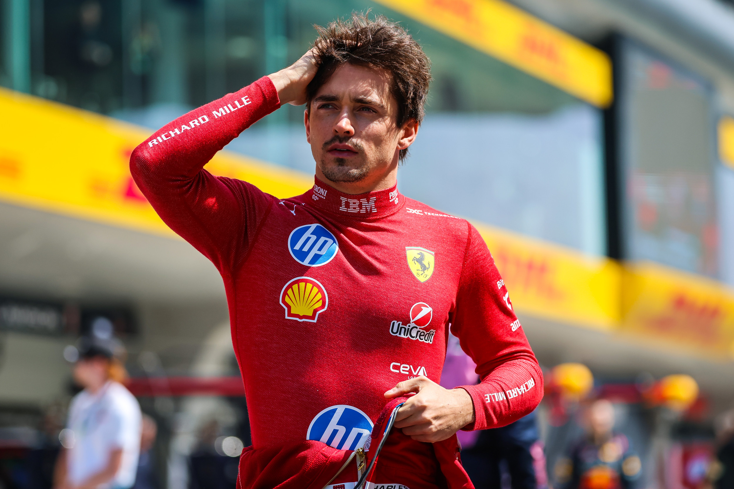 Charles Leclerc Holds Back Ferrari Criticism After Hamilton's Sprint Win