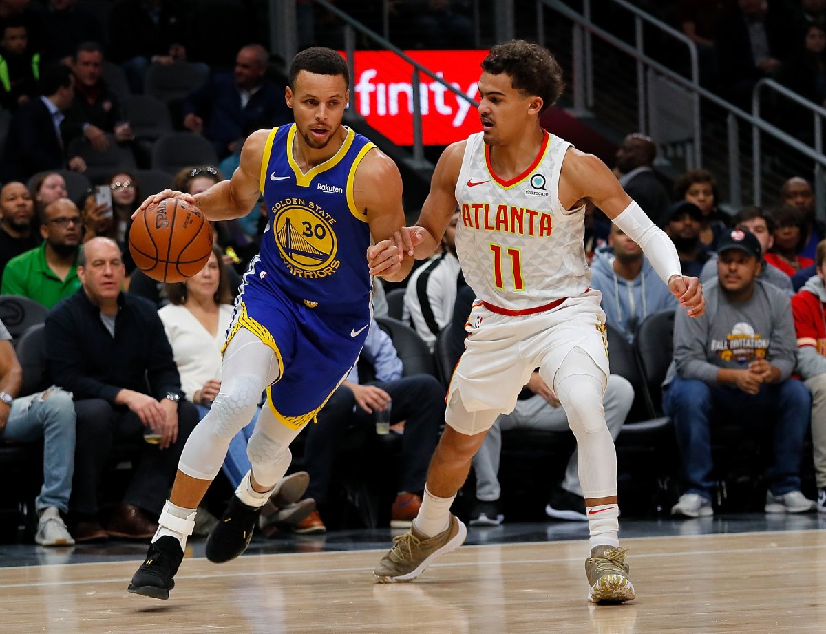 Steph Curry and Trae Young