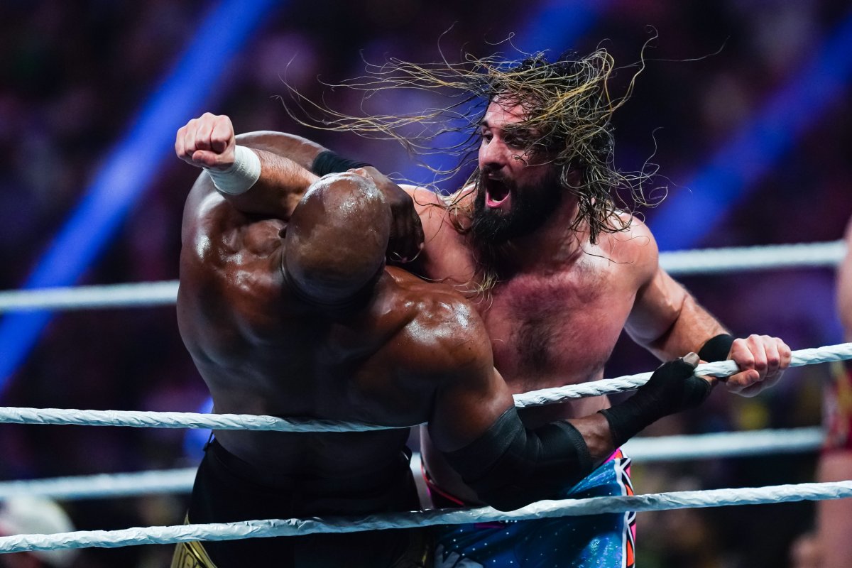 WWE Seth Rollins Bobby Lashley