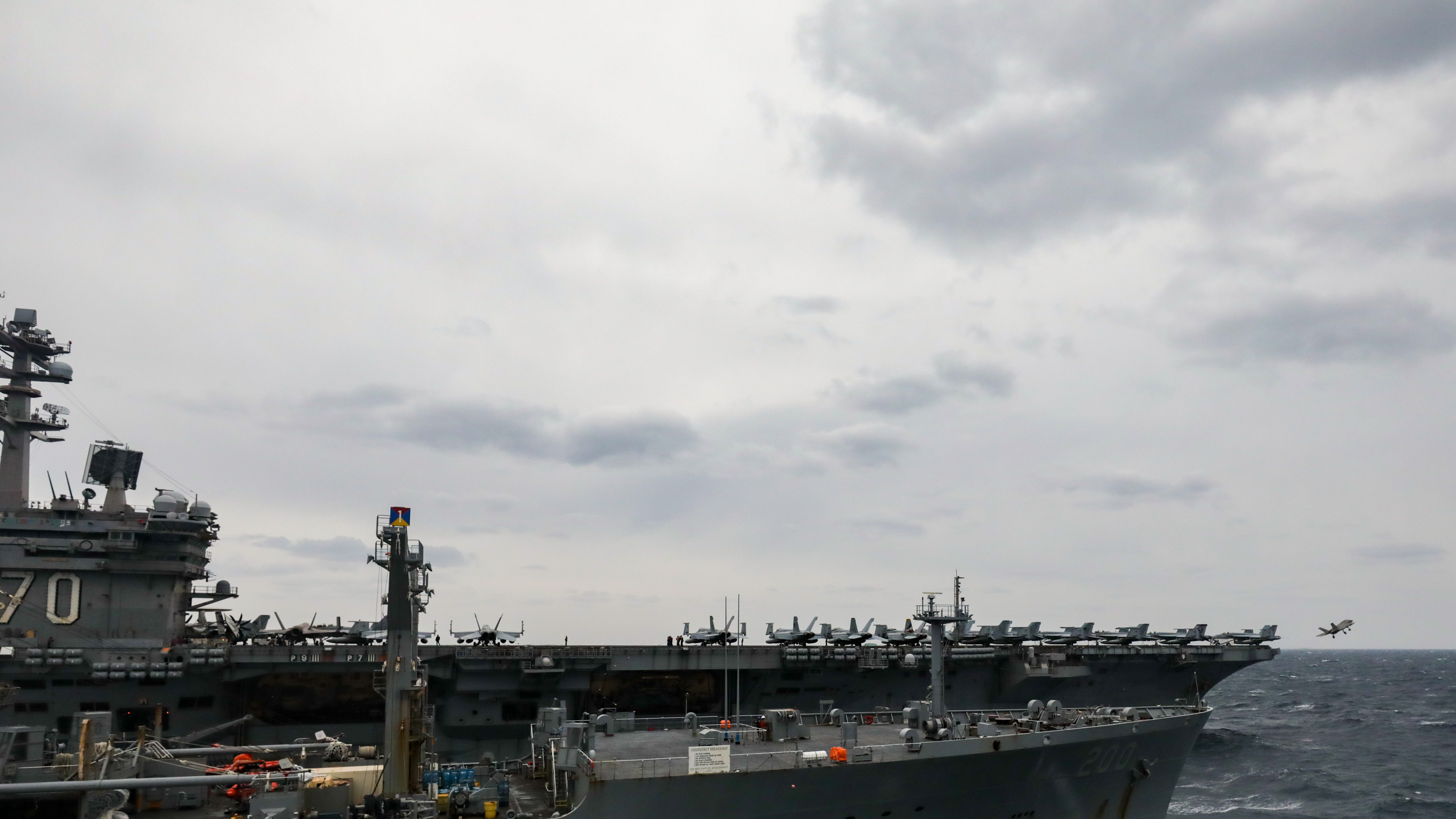 US jets intercept Russian military plane buzzing aircraft carrier: Video