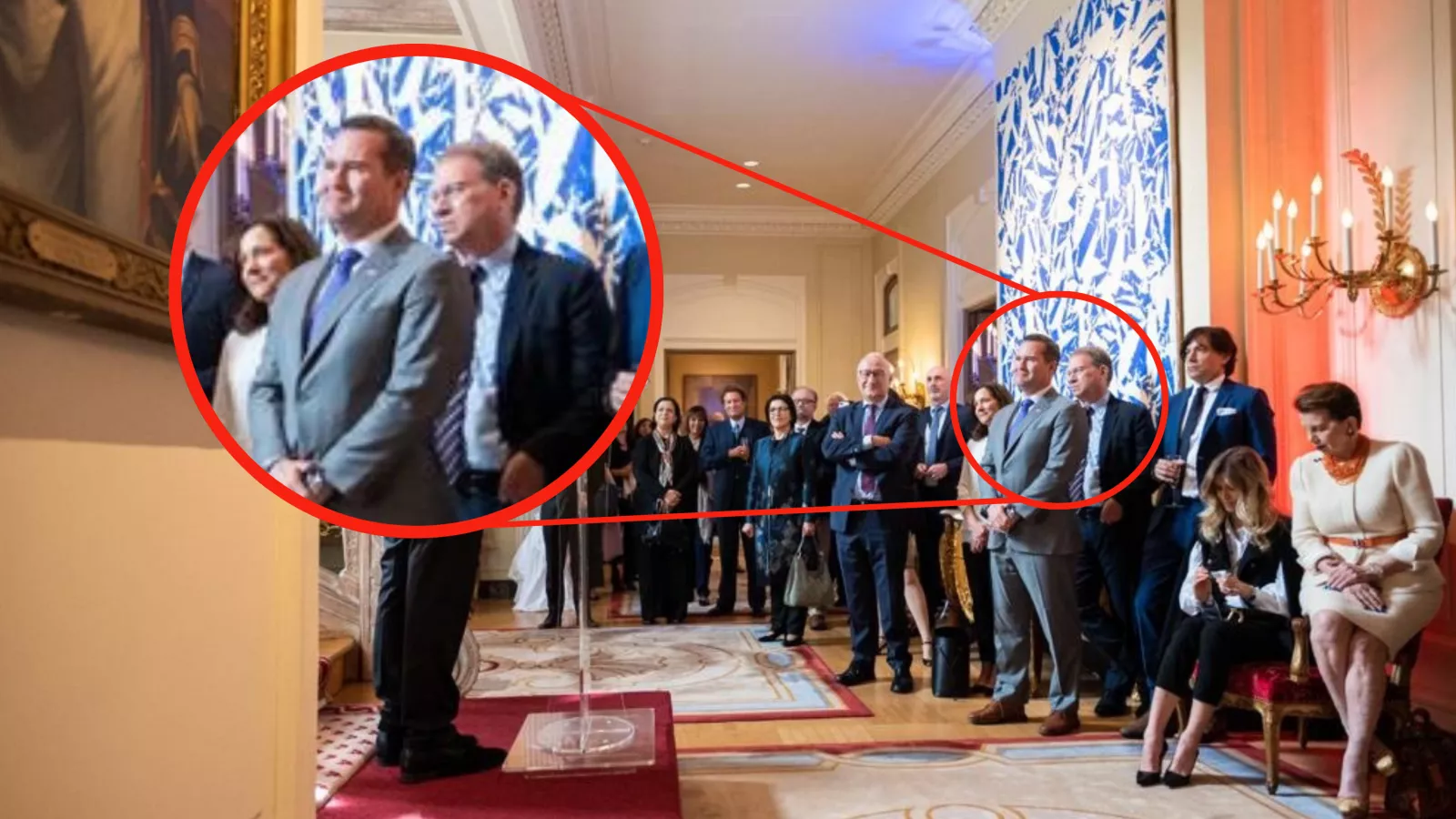 Mike Waltz said he never met Jeffrey Goldberg. A photo suggests otherwise