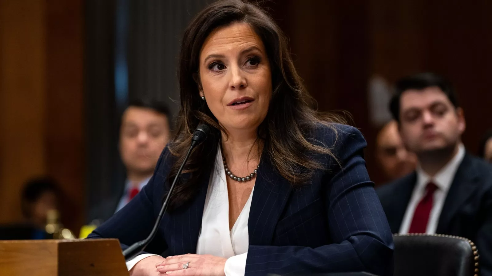 Elise Stefanik points out "good news" in Trump pulling her nomination