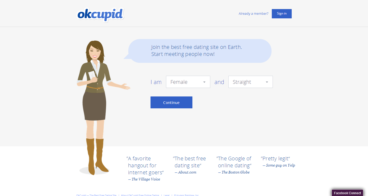 Okcupid dead site www.