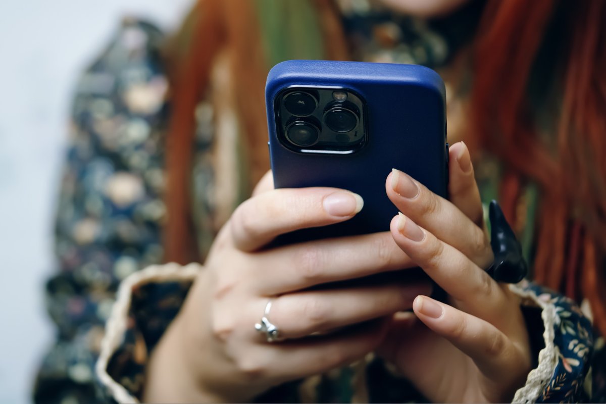 Woman on phone