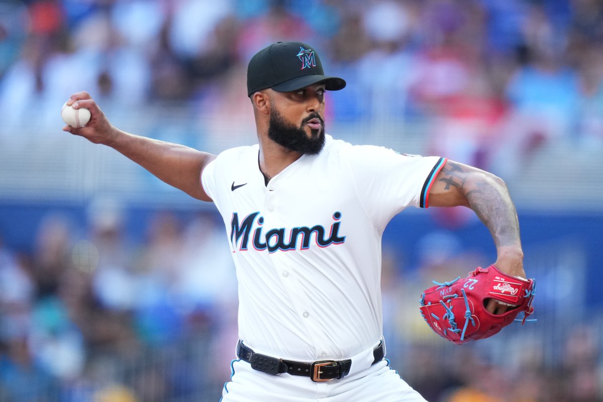Miami Marlins pitcher Sandy Alcántara