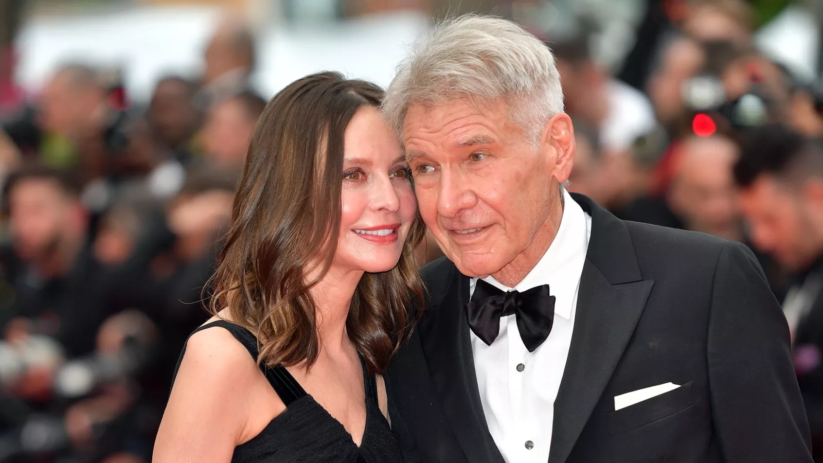 Harrison Ford, 82, shares PDA with wife Calista Flockhart, 60, in NYC