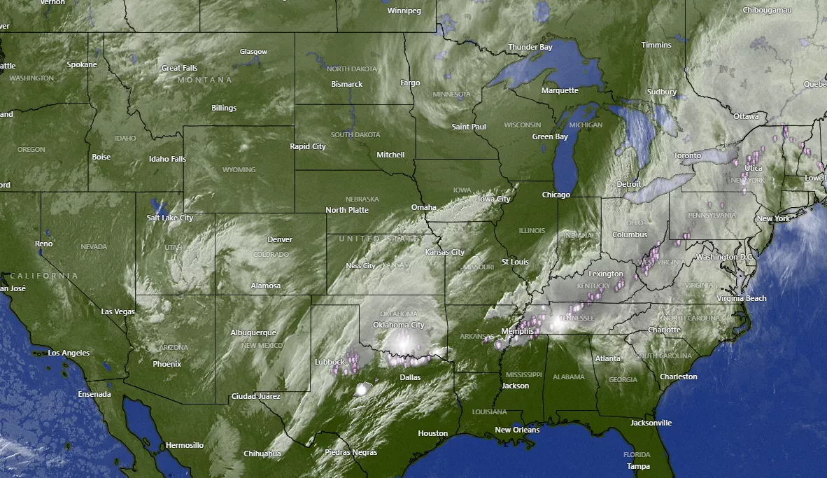 Tornadoes, flooding sweep across US: live tracker maps