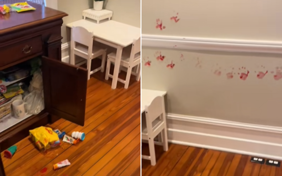 幼儿“消失了” 3分钟,然后父母意识到他在做什么 幼儿“消失了” 3分钟,然后父母意识到他在做什么
