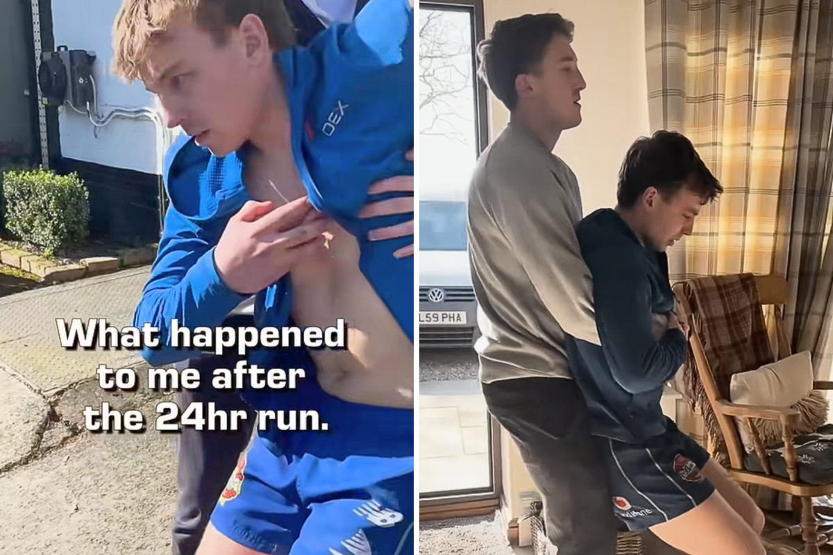 Gen Z Man Disembarks From Treadmill
