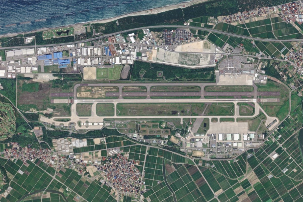 Satellite Photo Shows Komatsu Air Base