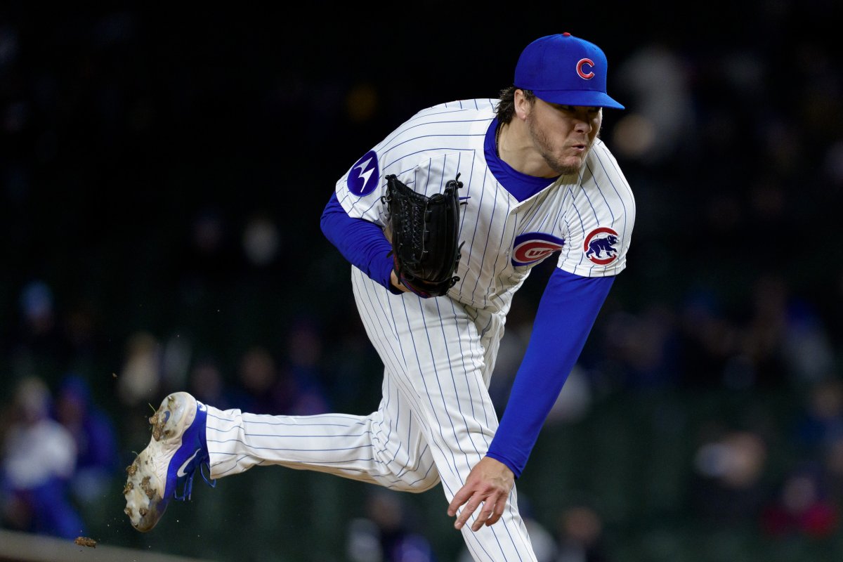 Chicago Cubs starting pitcher Justin Steele