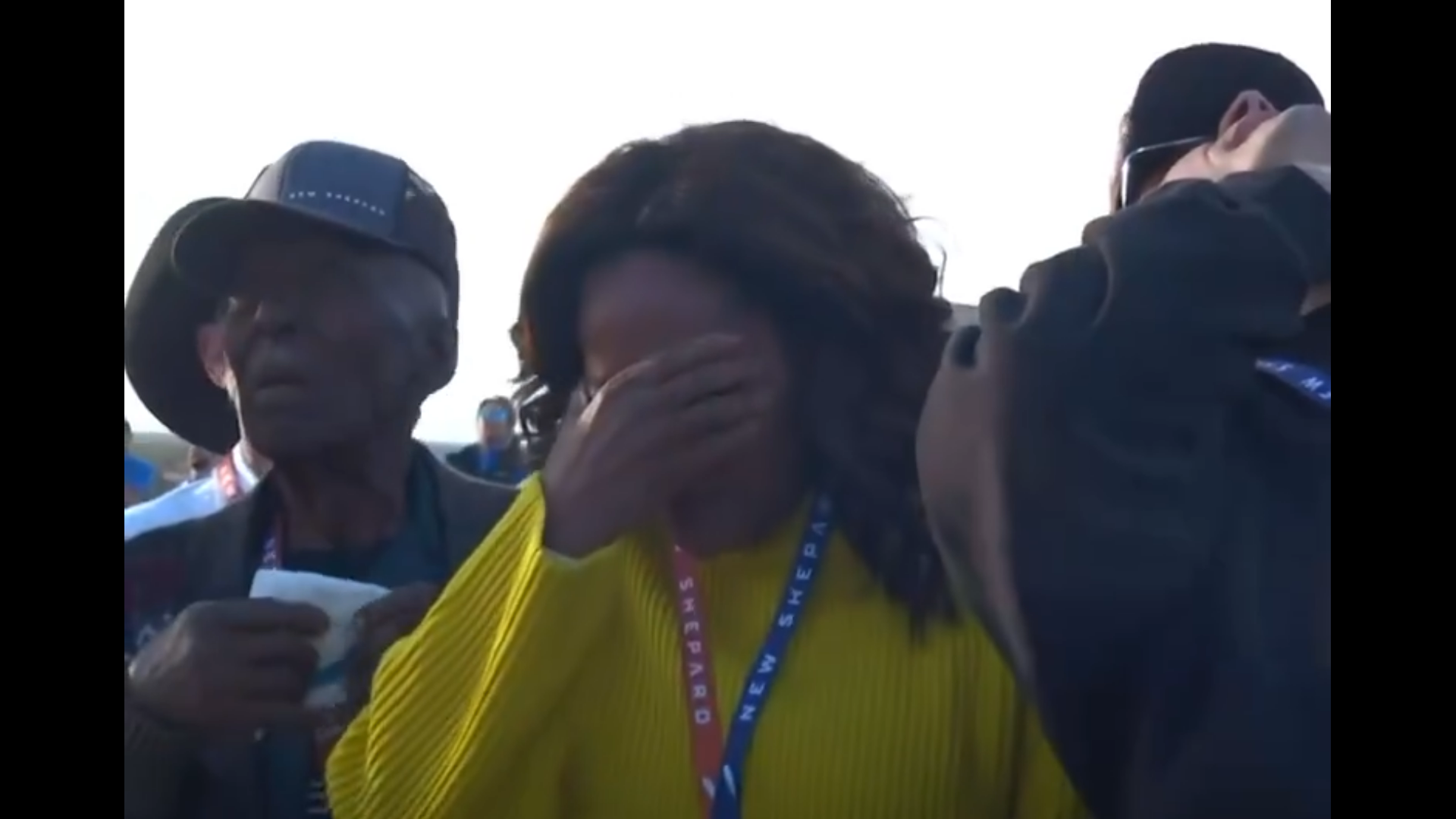 Oprah Holds Back Tears as Gayle King Rockets Into Space With Blue Origin